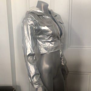 Forever 21 Silver Spice Girls Jacket S 90s